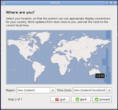Installation step 2/7