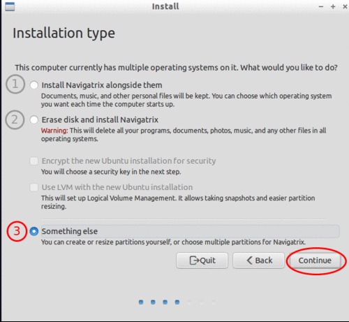 Installing as something else