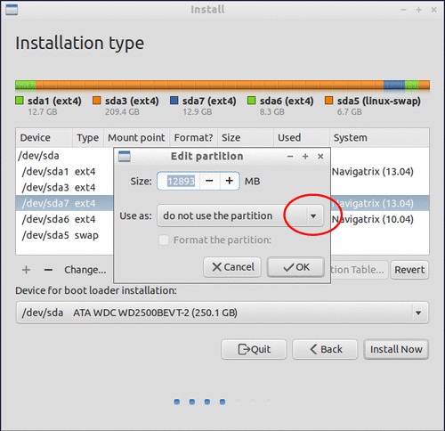 Installation type details 2/3
