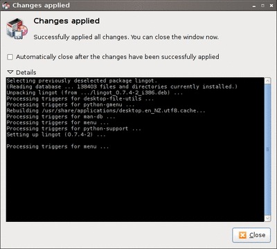 Installation complete
