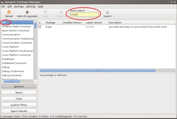 Lingot search result